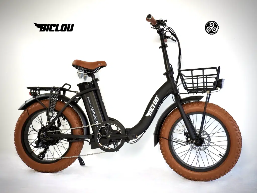Fatbike noir électrique