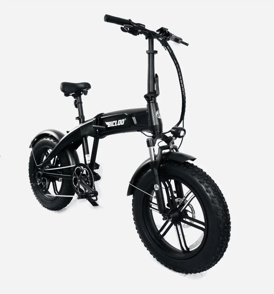 Vélo électrique noir